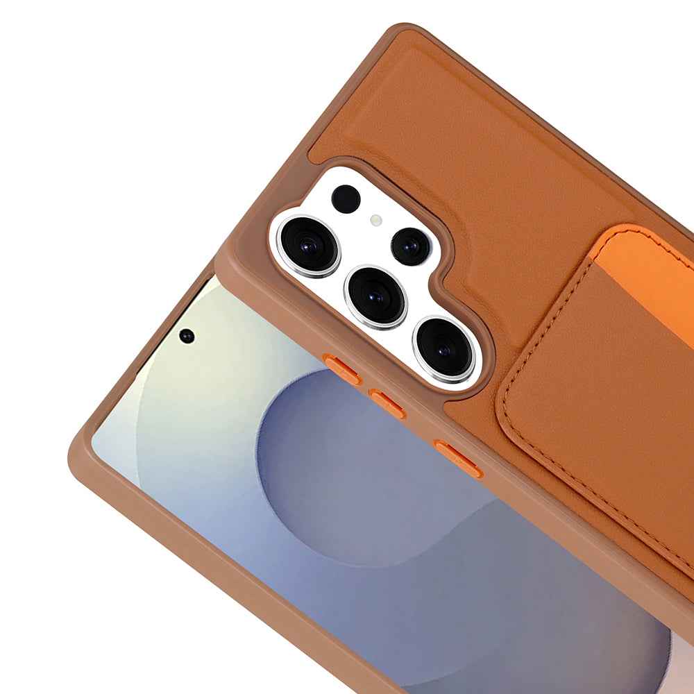 Galaxy S25 Ultra Kılıf Kartlıklı Zore X-Kart Silikon Kapak