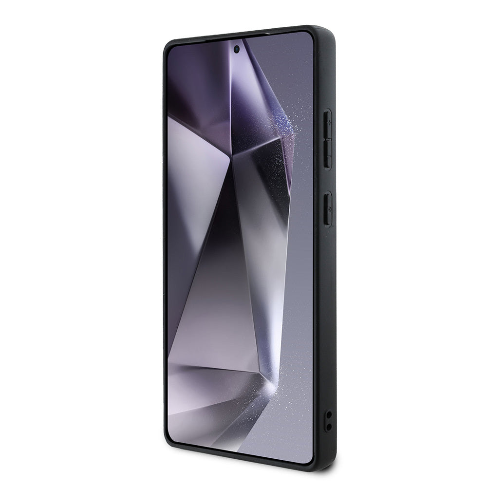 Galaxy S25 Ultra Kılıf Lacoste Orjinal Lisanslı PU Pike Desenli Arka Yüzey İkonik Timsah Dokuma Logolu Kapak