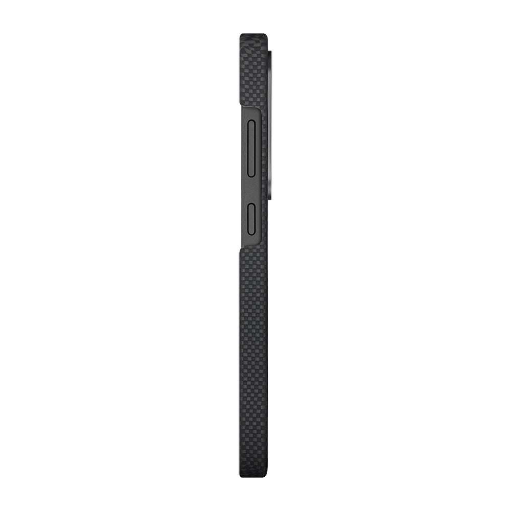 Galaxy S25 Ultra Kılıf M-safe Şarj Özellikli Lumintex Teknolojili Fosforlu Aramid Fiber Pitaka Tactile Woven Aries Serisi Kapak