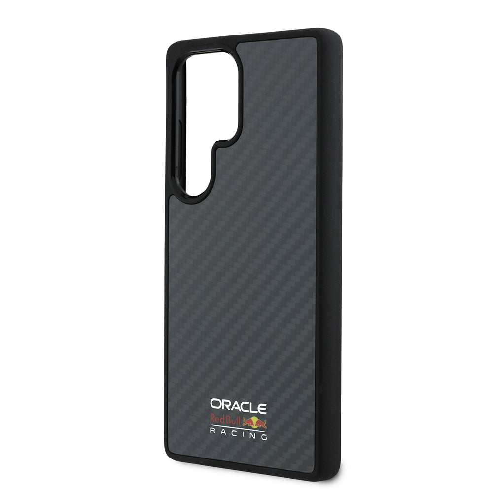 Galaxy S25 Ultra Kılıf Redbull Orjinal Lisanslı M-safe Şarj Özellikli Karbon Fiber Tasarımlı Parlayan Logolu Kapak