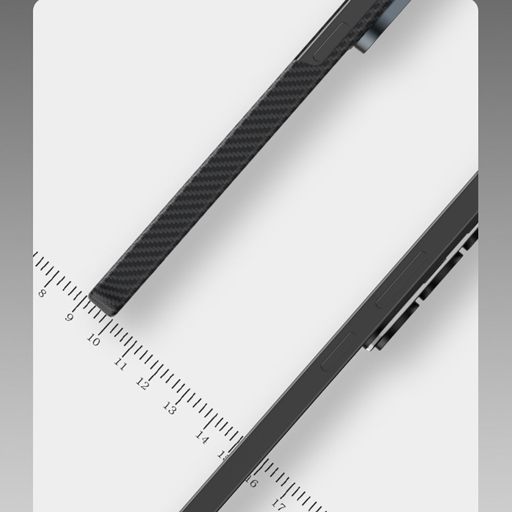 Galaxy S26 Kılıf Benks M-safe Şarj Özellikli Magnetik ArmorAir 600D Kevlar Karbon Fiber Kapak