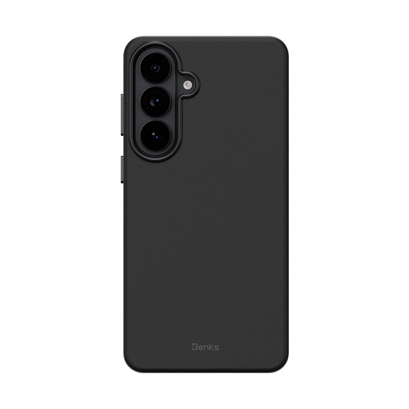 Galaxy S26 Kılıf M-safe Şarj Özellikli Çizilmeye Dayanıklı Benks VitaPro Serisi PU Deri Kapak