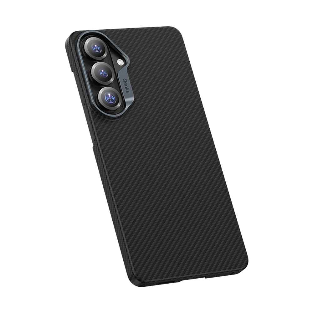 Galaxy S26 Plus Kılıf Benks M-safe Şarj Özellikli Magnetik ArmorAir 600D Kevlar Karbon Fiber Kapak