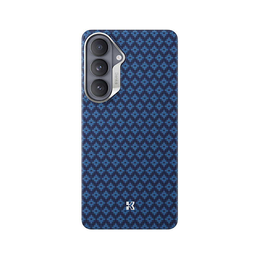 Galaxy S26 Plus Kılıf M-Safe Şarj Özellikli Benks ArmorAir ArmorGrid Serisi Kevlar Karbon Kapak