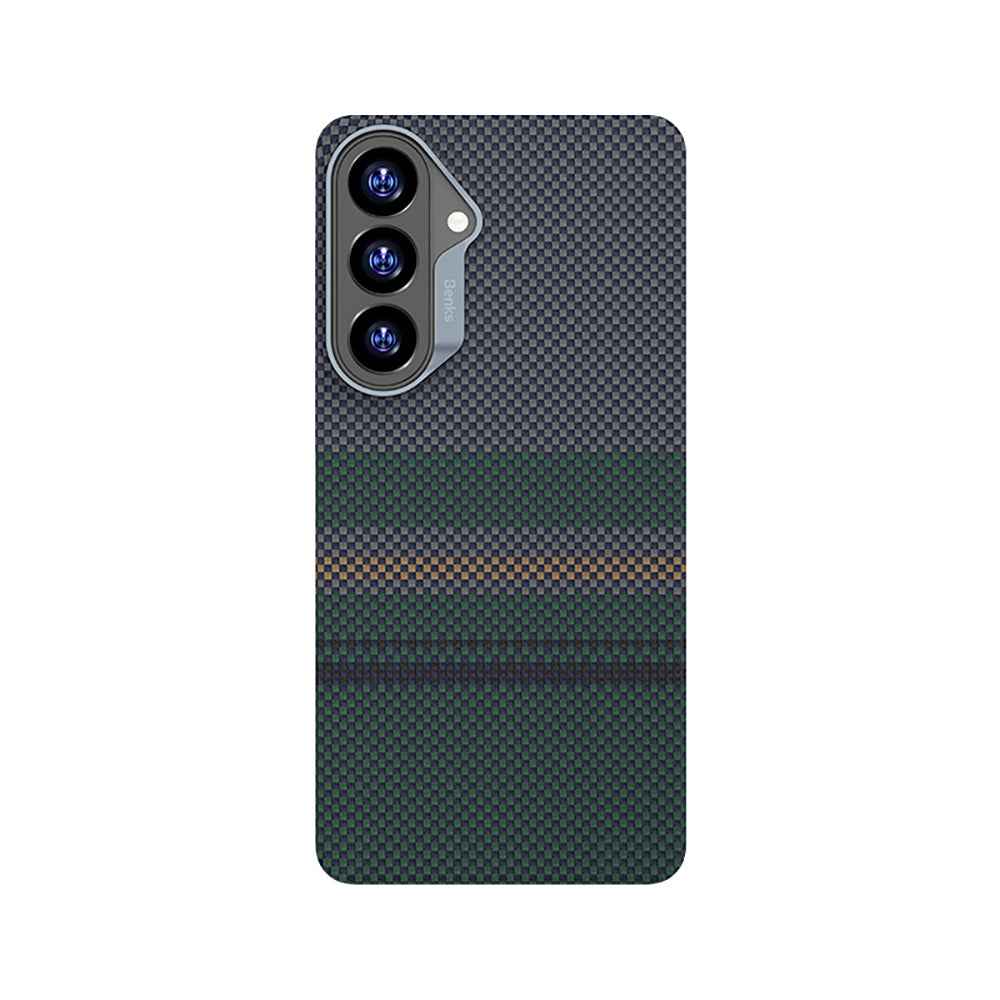 Galaxy S26 Plus Kılıf M-safe Şarj Özellikli Karbon Fiber Tasarımlı Benks Aurora ArmorAir Kevlar Kapak