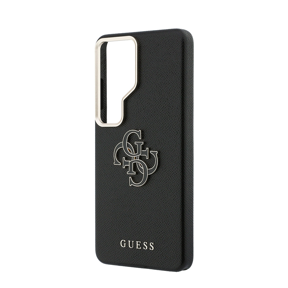 Galaxy S26 Ultra Kılıf Guess Orjinal Lisanslı Grained Yazı ve 4G Büyük Metal Logolu Kapak