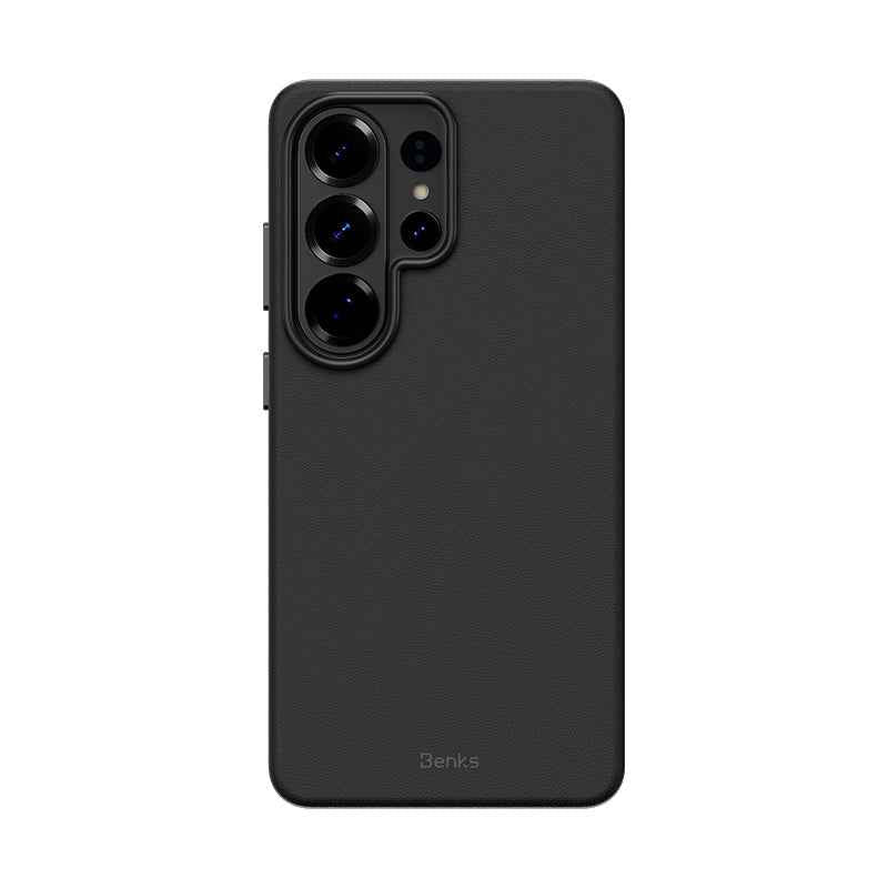 Galaxy S26 Ultra Kılıf M-safe Şarj Özellikli Çizilmeye Dayanıklı Benks VitaPro Serisi PU Deri Kapak