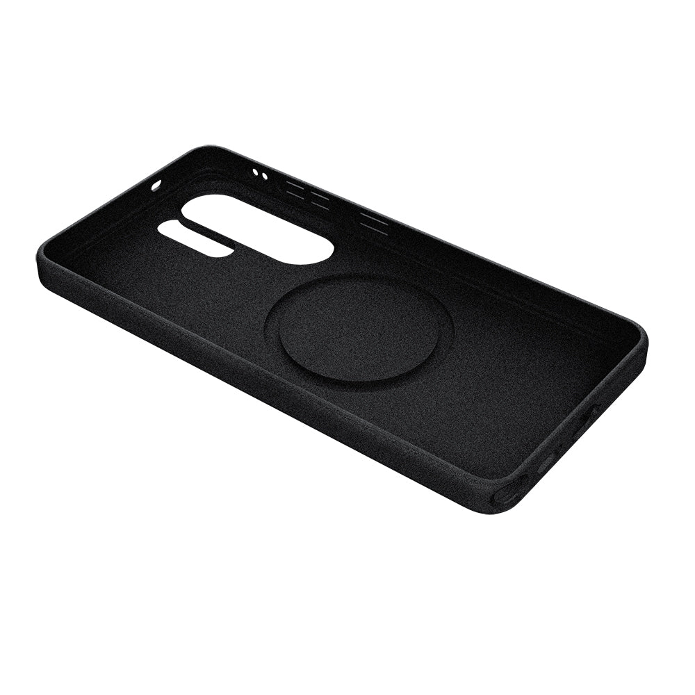 Galaxy S26 Ultra Kılıf M-safe Şarj Özellikli Velvet-Fluff Kaplama Wlons Adev Kapak