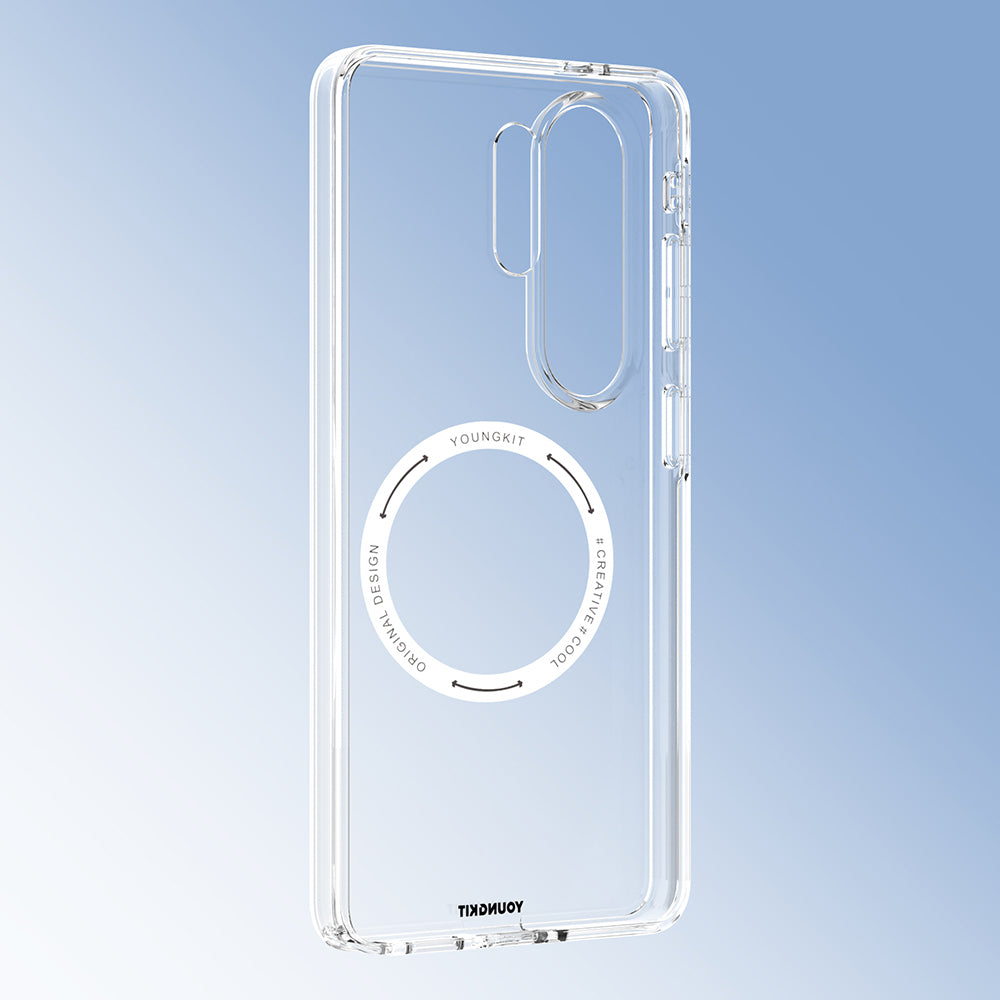 Galaxy S26 Ultra Kılıf M-safe Şarj Özellikli Youngkit Clear Serisi Kapak