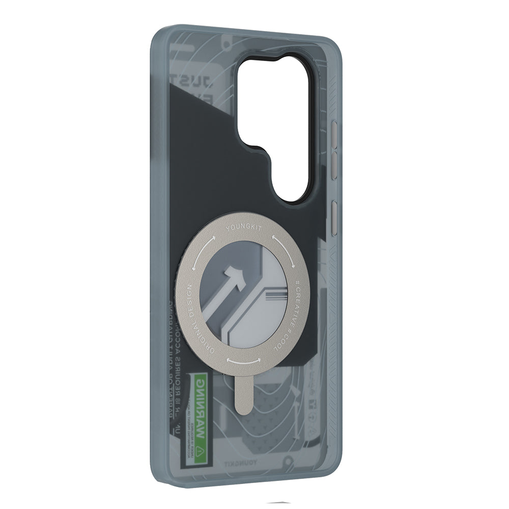 Galaxy S26 Ultra Kılıf M-safe Şarj Özellikli Youngkit Starship Serisi Kapak