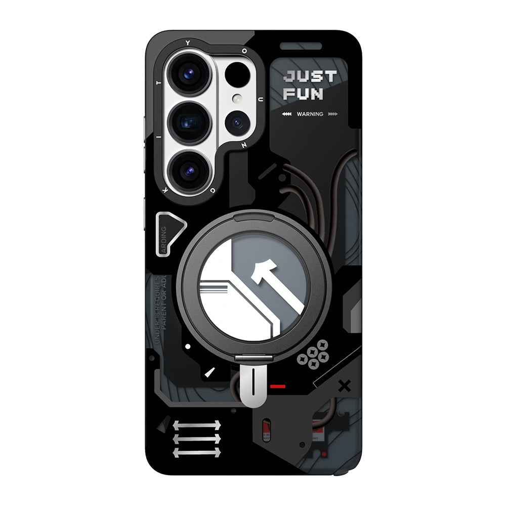 Galaxy S26 Ultra Kılıf M-safe Şarj Özellikli Youngkit Starship Serisi Kapak