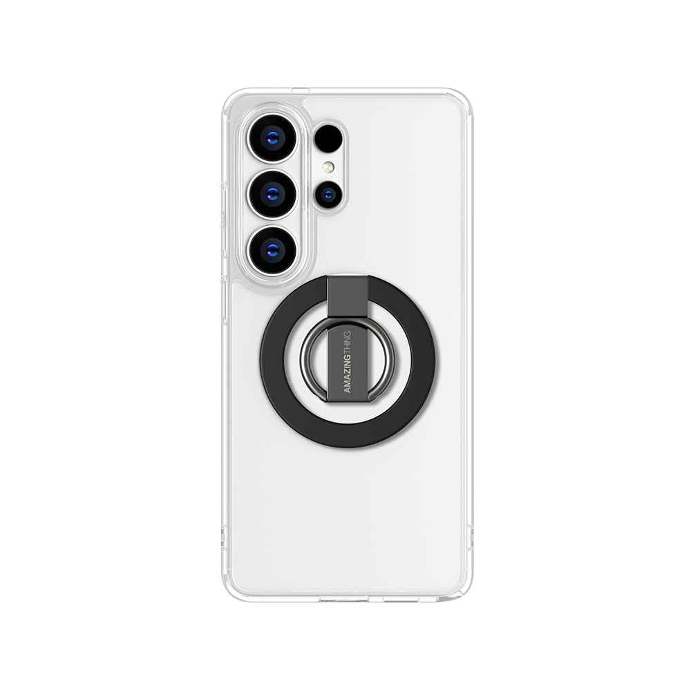 Galaxy S26 Ultra Kılıf M-safe Şarj Özellikli Yüzük Standlı Amazingthing Minimal Grip Serisi Kapak