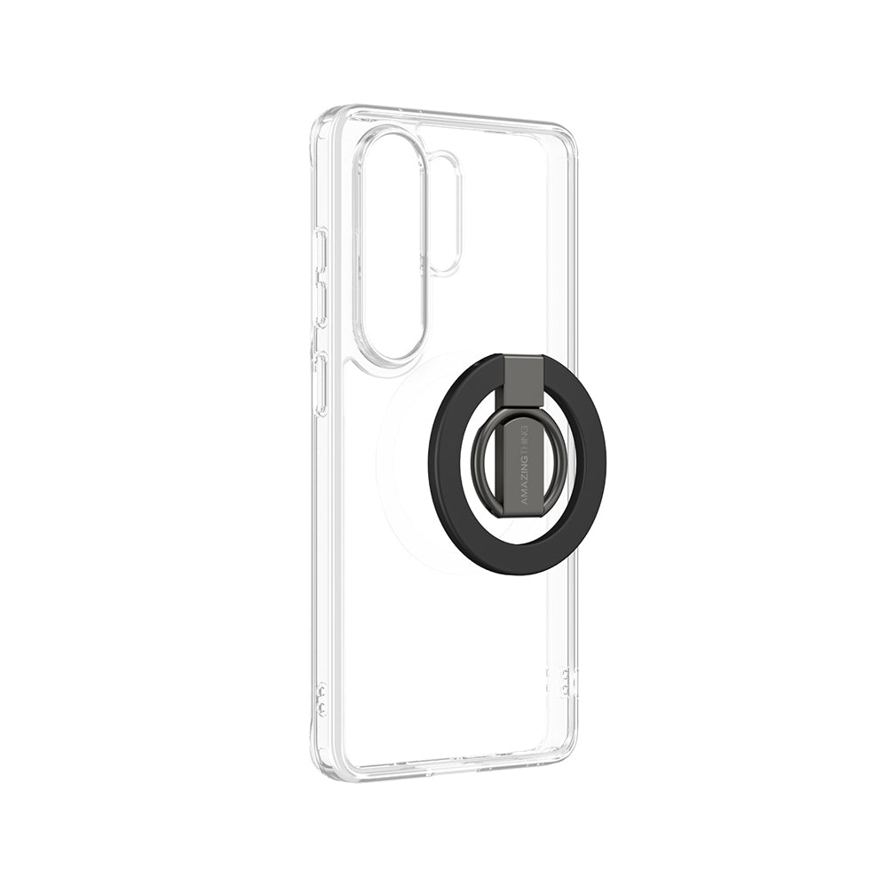 Galaxy S26 Ultra Kılıf M-safe Şarj Özellikli Yüzük Standlı Amazingthing Minimal Grip Serisi Kapak