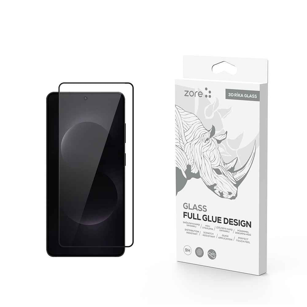 Galaxy S26 Ultra Zore Rika Premium Temperli Cam Ekran Koruyucu