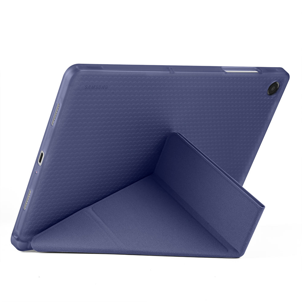 Galaxy Tab A11 Plus Kılıf Zore Tri Folding Kalem Bölmeli Standlı Kılıf