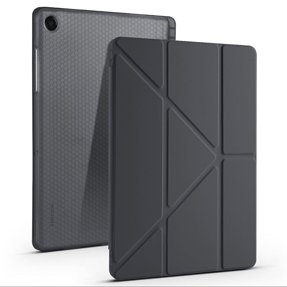 Galaxy Tab A11 Plus Kılıf Zore Tri Folding Kalem Bölmeli Standlı Kılıf