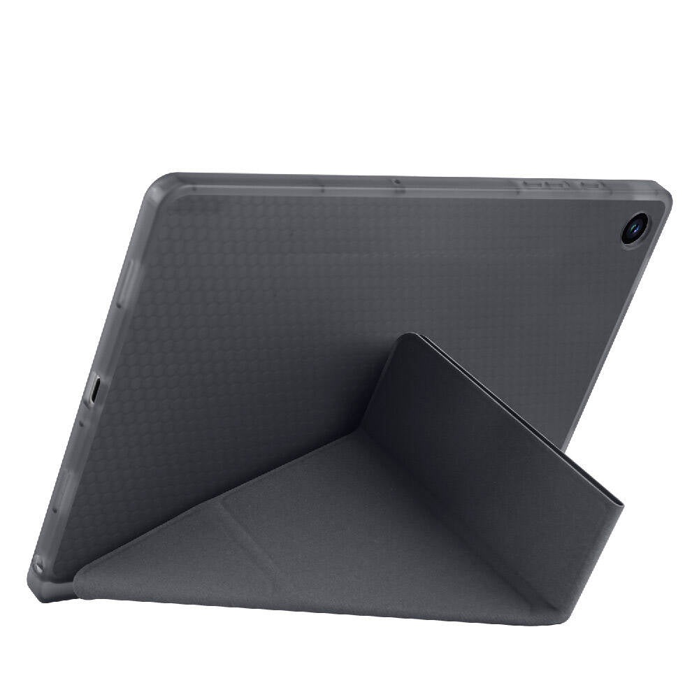 Galaxy Tab A9 Plus Kılıf Zore Tri Folding Kalem Bölmeli Standlı Kılıf