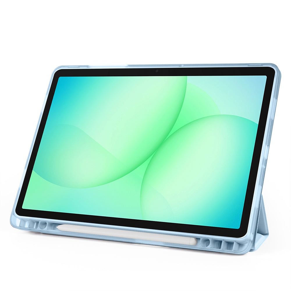 Galaxy Tab S11 Kılıf Zore Tri Folding Kalem Bölmeli Standlı Kılıf