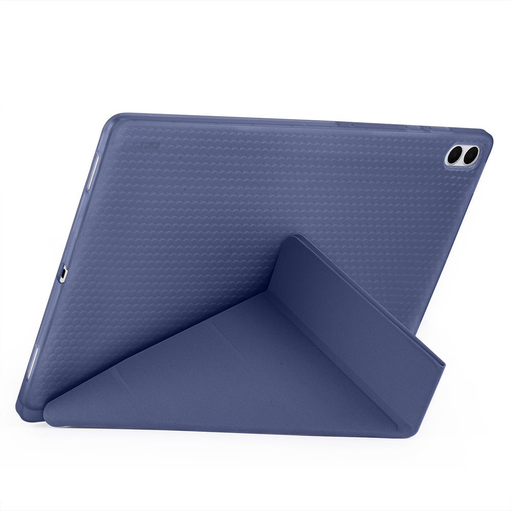 Galaxy Tab S11 Ultra Kılıf Zore Tri Folding Kalem Bölmeli Standlı Kılıf