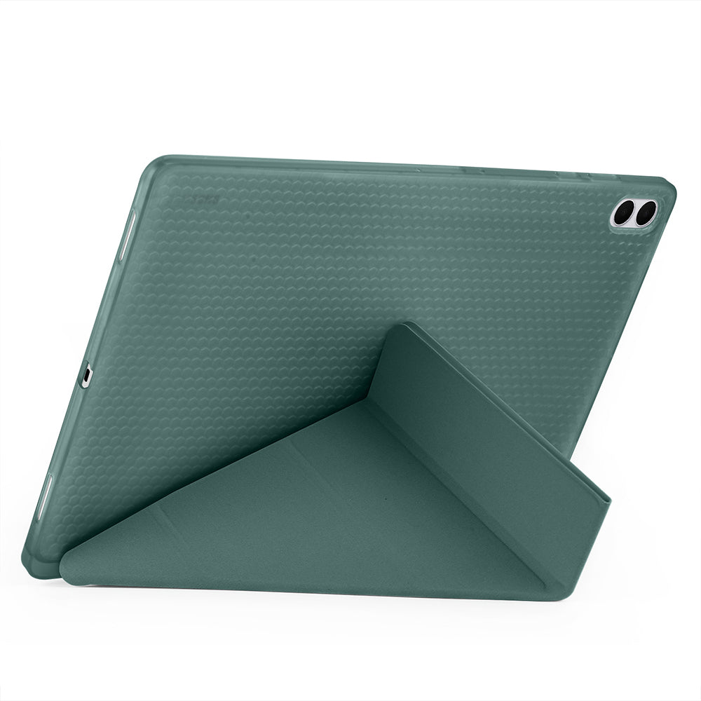 Galaxy Tab S11 Ultra Kılıf Zore Tri Folding Kalem Bölmeli Standlı Kılıf