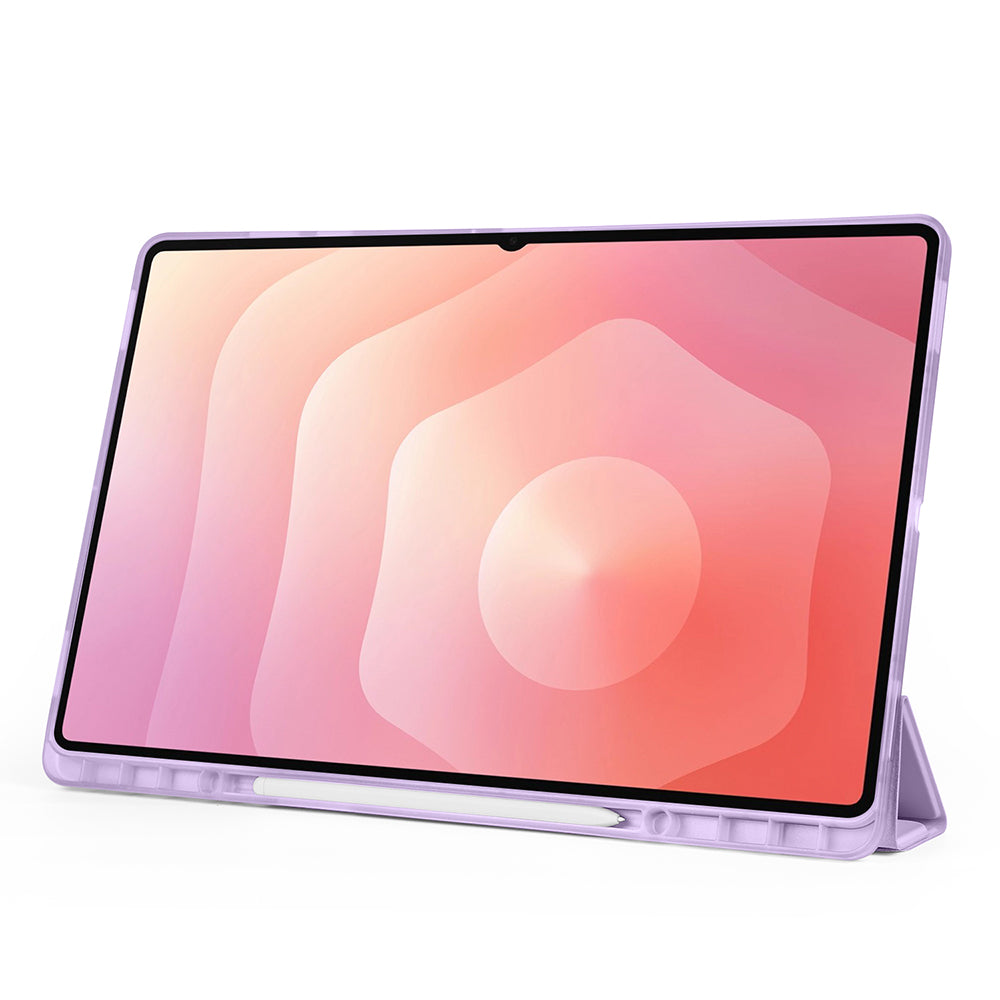 Galaxy Tab S11 Ultra Kılıf Zore Tri Folding Kalem Bölmeli Standlı Kılıf