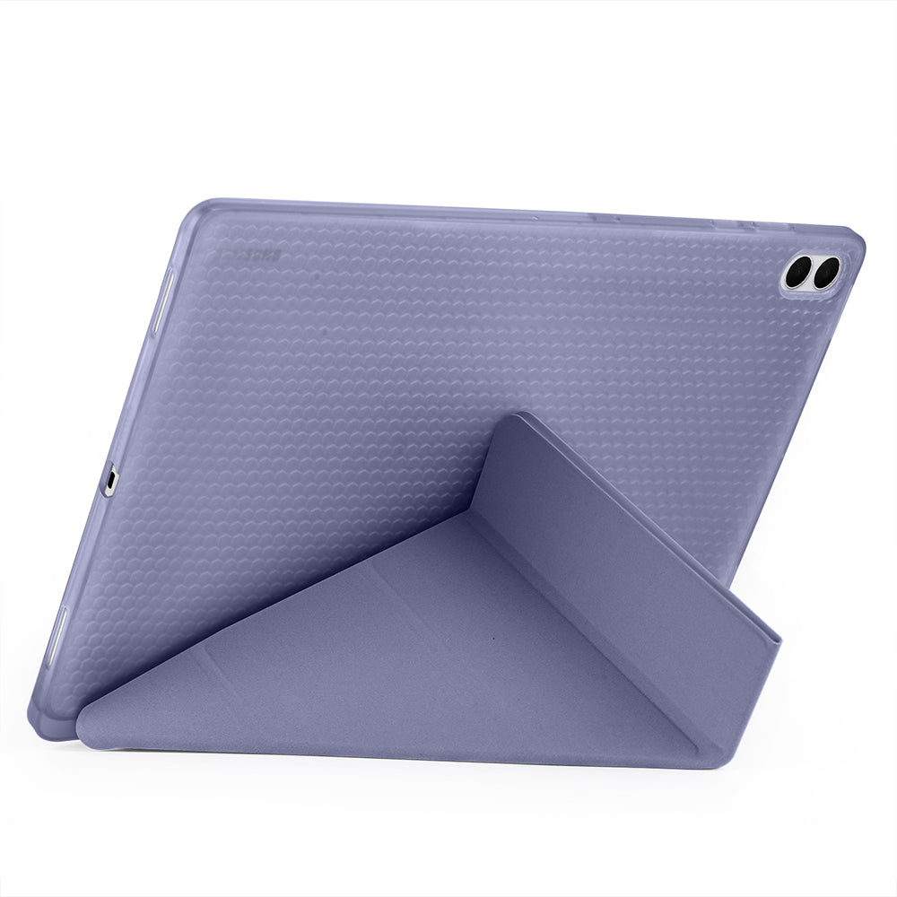Galaxy Tab S11 Ultra Kılıf Zore Tri Folding Kalem Bölmeli Standlı Kılıf