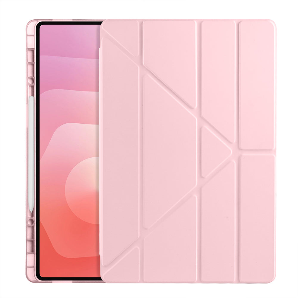 Galaxy Tab S11 Ultra Kılıf Zore Tri Folding Kalem Bölmeli Standlı Kılıf