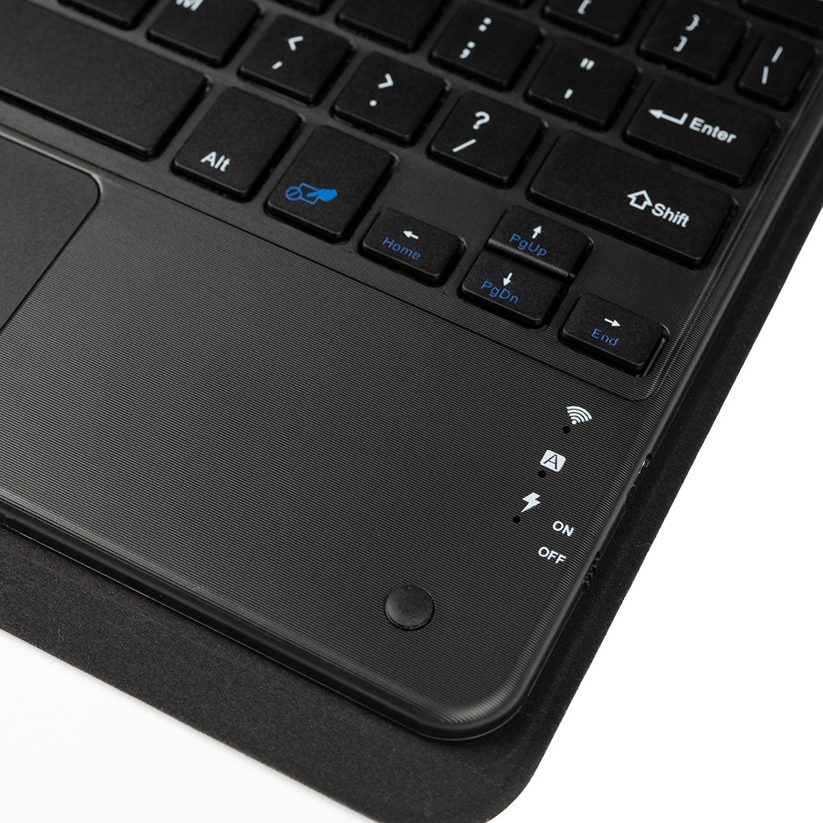 Galaxy Tab S7 FE LTE (T737-T736-T733-T730) Zore Border Keyboard Bluetooh Bağlantılı Standlı Klavyeli Tablet Kılıfı