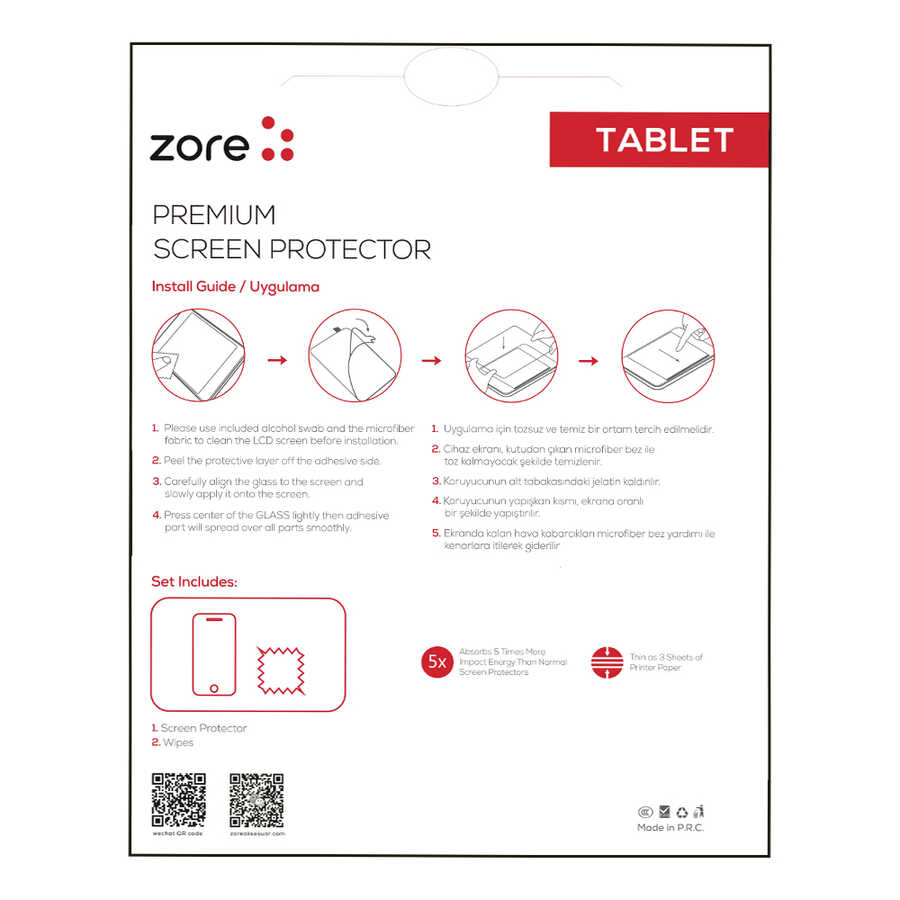 Galaxy Tab S9 Plus Zore Tablet Blue Nano Ekran Koruyucu