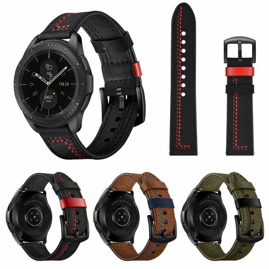 Galaxy Watch 46mm (22mm) KRD-19 Deri Kordon