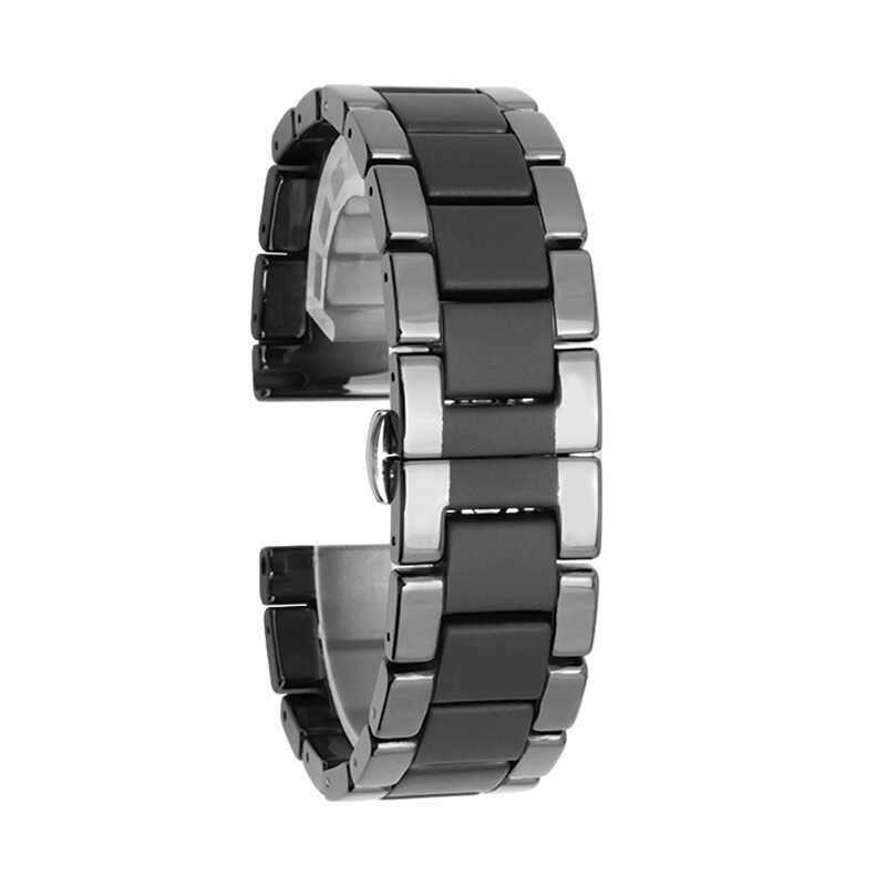 Galaxy Watch 46mm (22mm) Mat Seramik Metal Kordon
