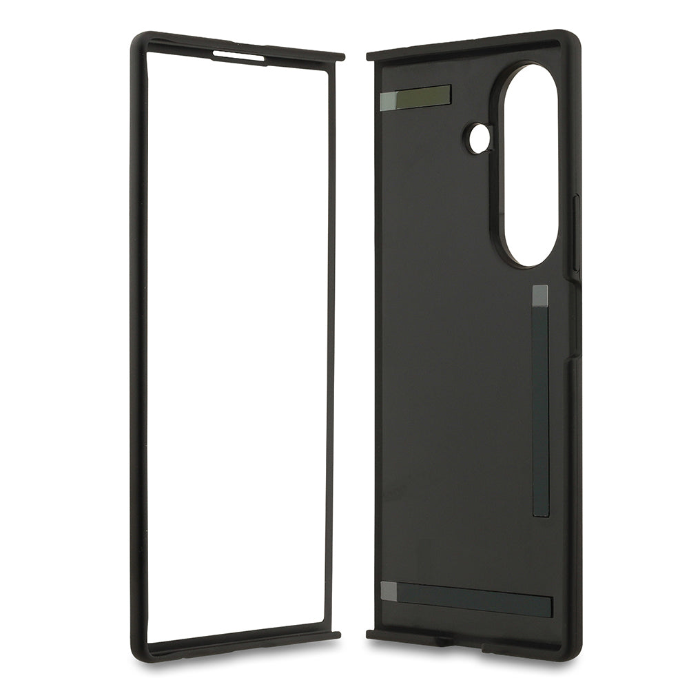 Galaxy Z Fold 7 Kılıf Guess Orjinal Lisanslı PU Deri Büyük Metal Logo Dizaynlı Kapak