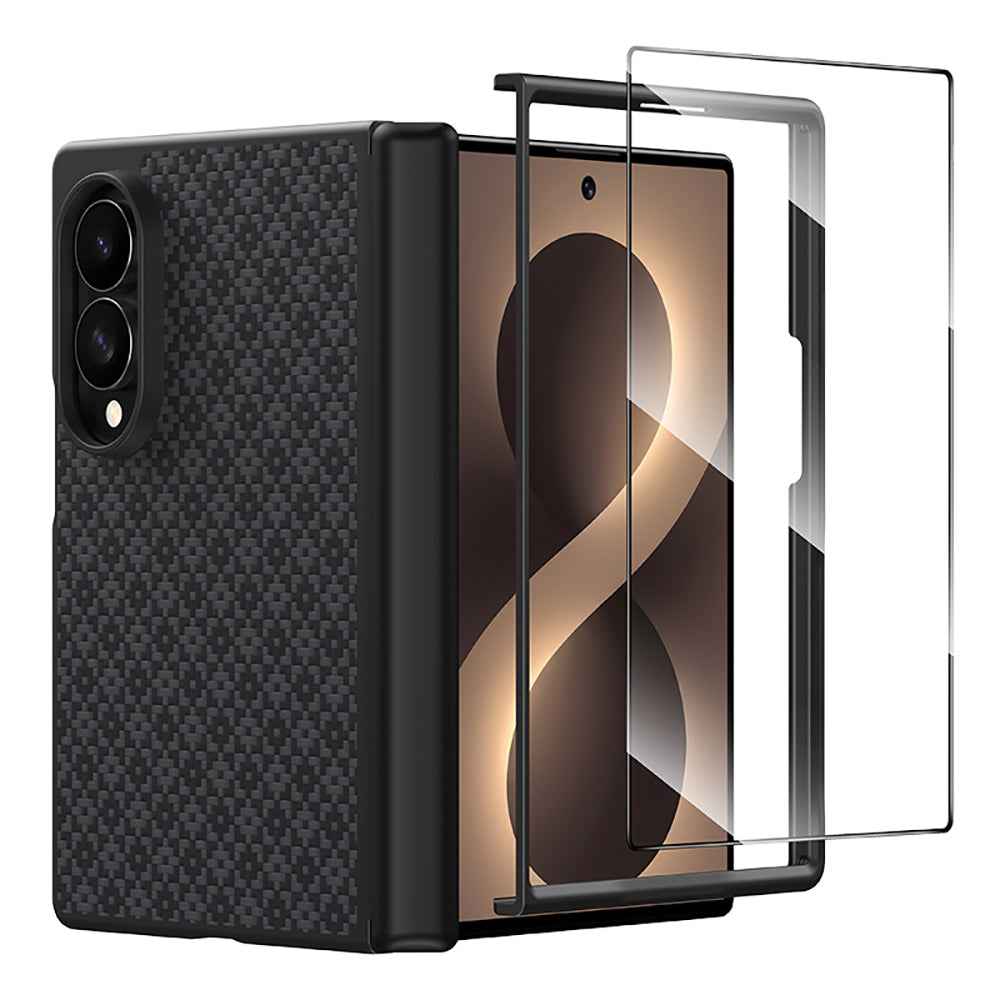 Galaxy Z Fold 8 Benks ArmorPro ArmorGrid Grand Combo Üçlü Aksesuar Seti (Ön Arka Kevlar Karbon Kapak + Ekran Koruyucu)