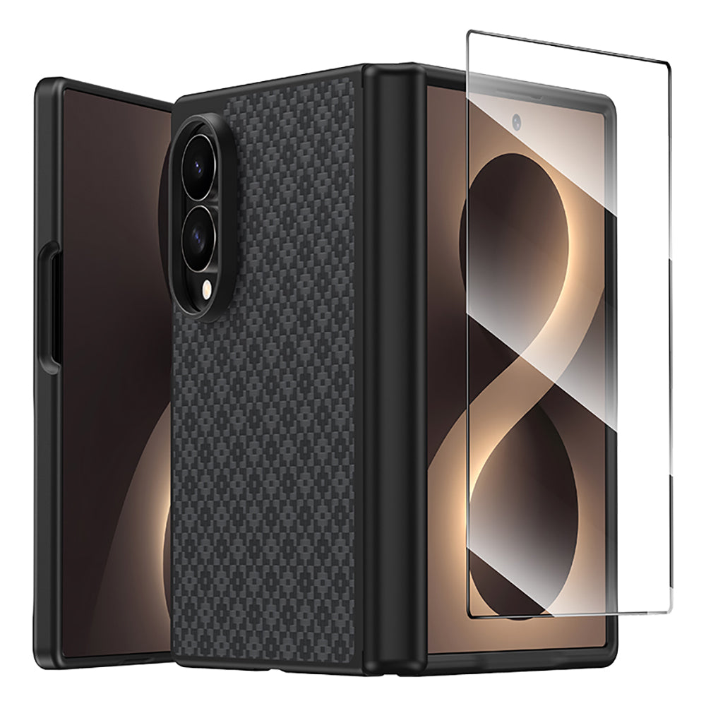 Galaxy Z Fold 8 Benks ArmorPro ArmorGrid Grand Combo Üçlü Aksesuar Seti (Ön Arka Kevlar Karbon Kapak + Ekran Koruyucu)