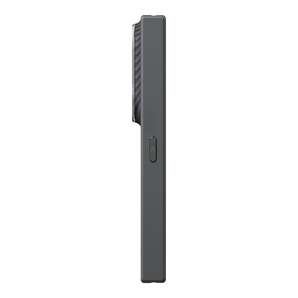 Galaxy Z Fold 8 Kılıf M-safe Şarj Özellikli 600D Aramid Karbon Fiber Menteşe Butonlu Suite Pitaka Black-Grey Twill Kapak