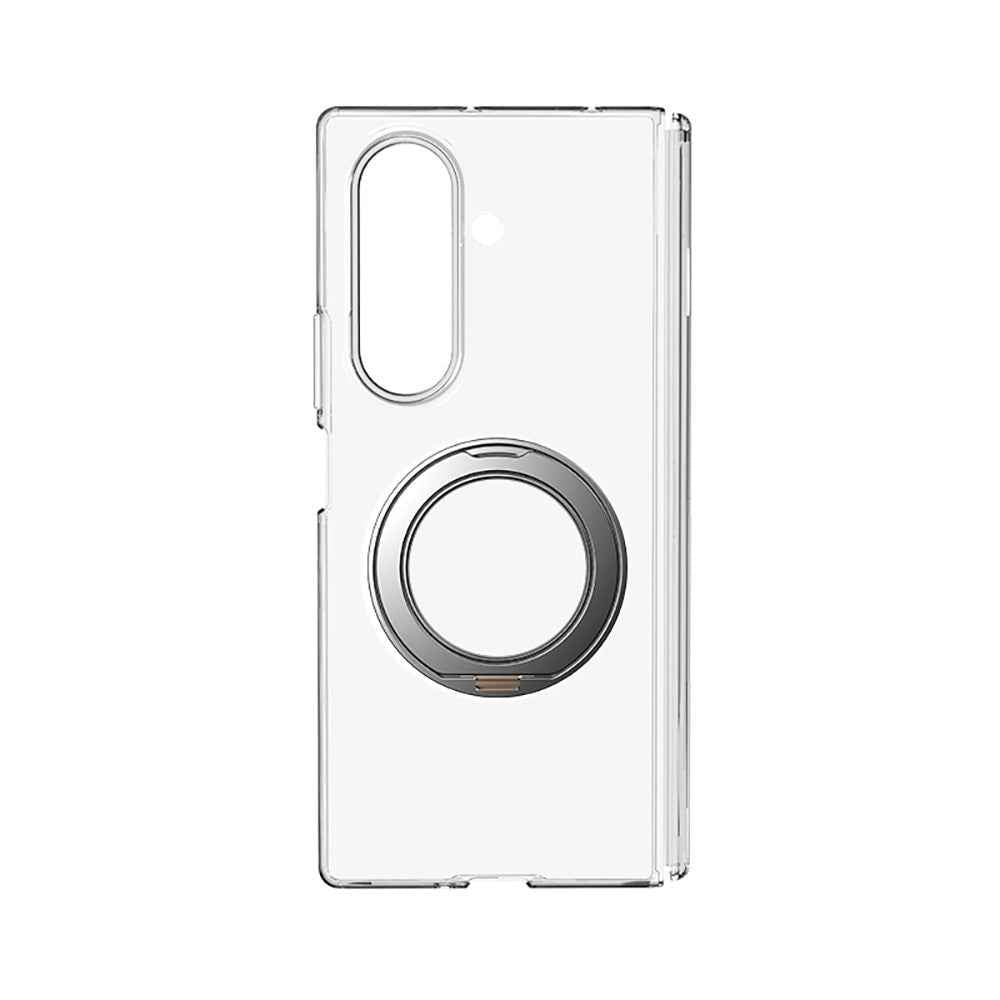 Galaxy Z Fold 8 Ultra Kılıf M-safe Şarj Özellikli Transparan Sert PC Wlons Pita Standlı Kapak