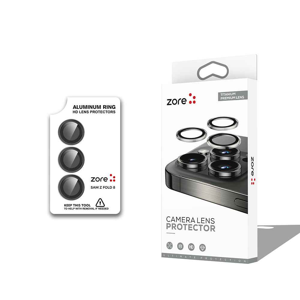 Galaxy Z Fold 8 Zore CL-12 Premium Safir Parmak İzi Bırakmayan Anti-Reflective Kamera Lens Koruyucu