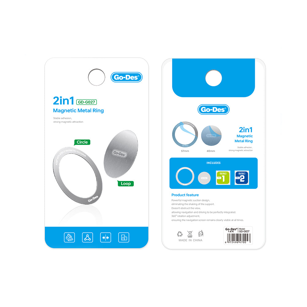 Go Des GD-G027 2in1 Metal M-safe Halkası