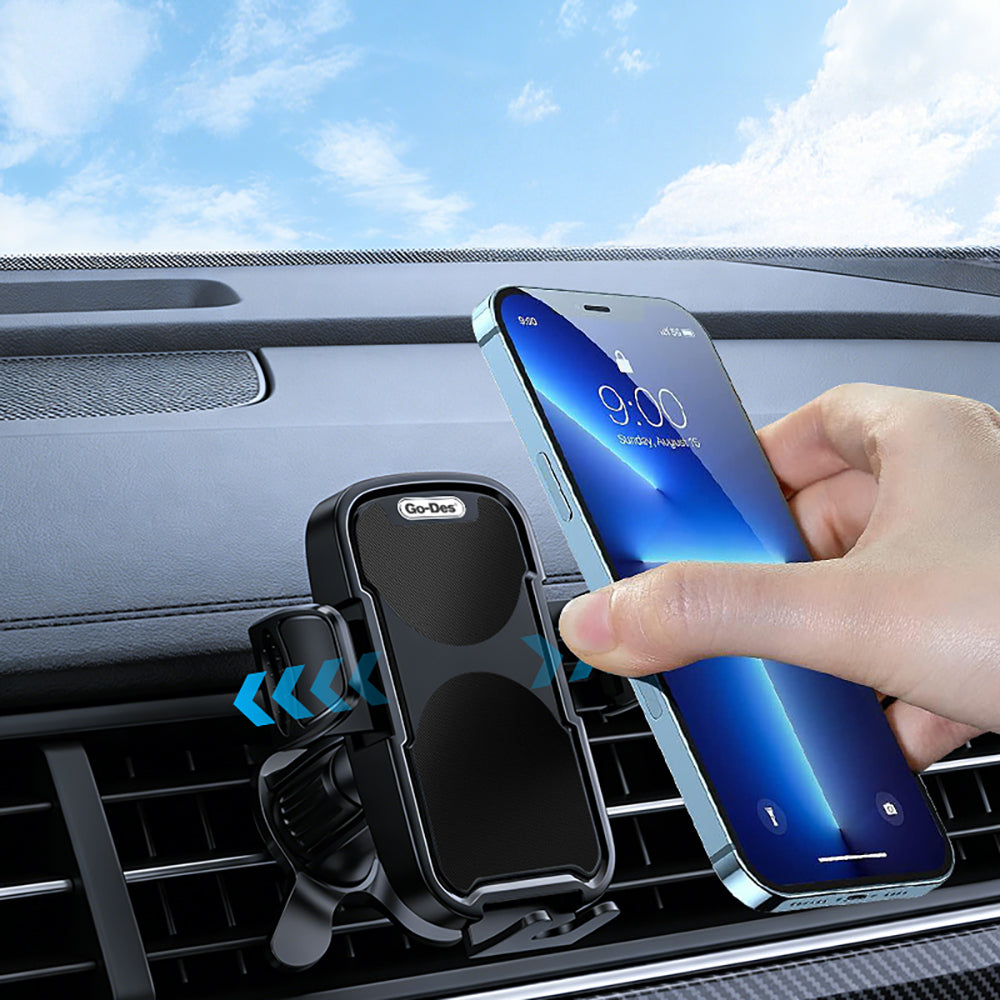 Go Des GD-HD265 360° Dönebilen Yarı Otomatik Araç Telefon Tutucu