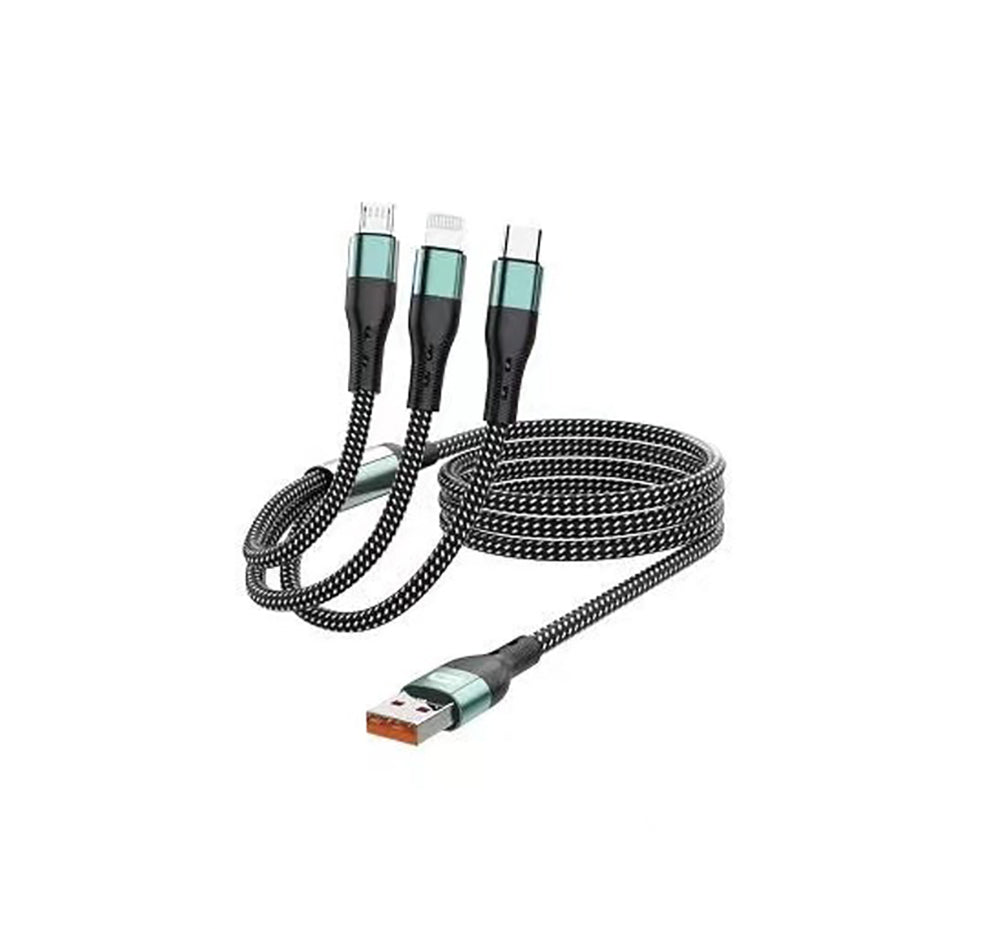 Go Des GD-UC806 3in1 Lightning – Type-C – Type-C Hızlı Şarj Kablosu 1M