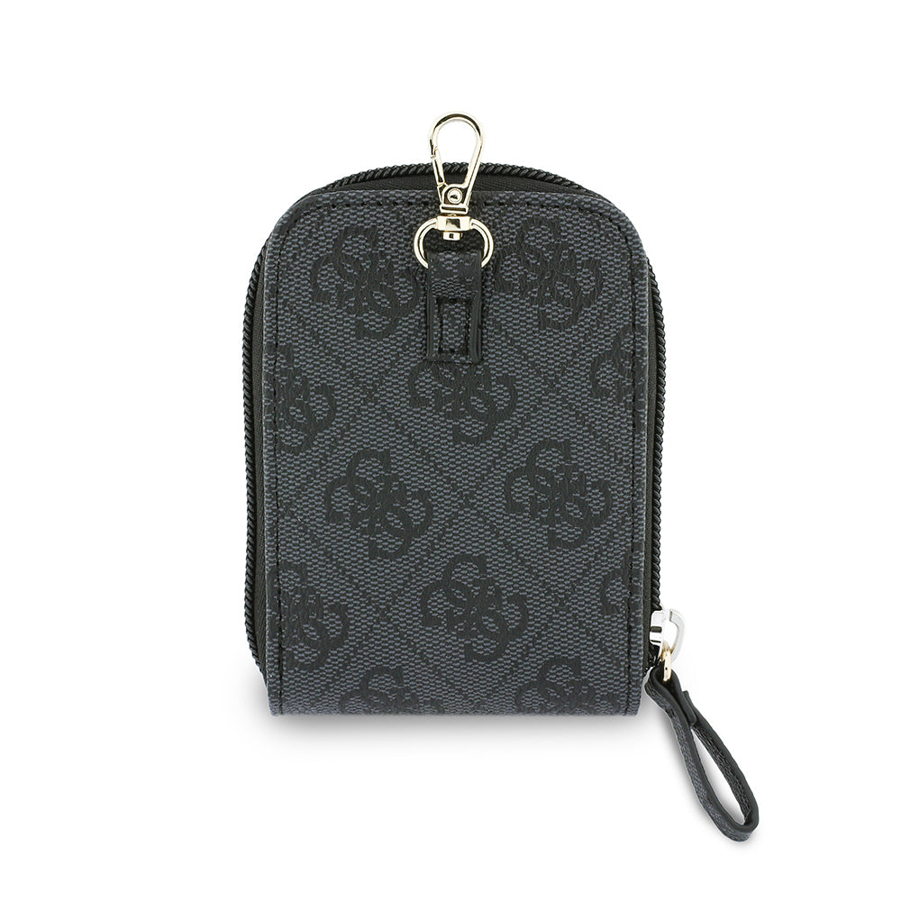 Guess Orjinal Lisanslı 4G Desenli Büyük Metal Logolu Omuz Askılı Purse El Çantası