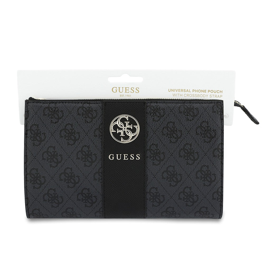 Guess Orjinal Lisanslı 4G Desenli Metal Logolu Omuz Askılı El Çantası