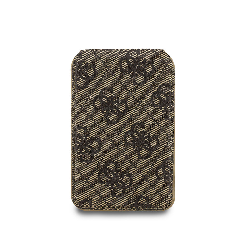 Guess Orjinal Lisanslı Aynalı Metal Büyük 4G Logolu Standlı Magnetik Kartlık
