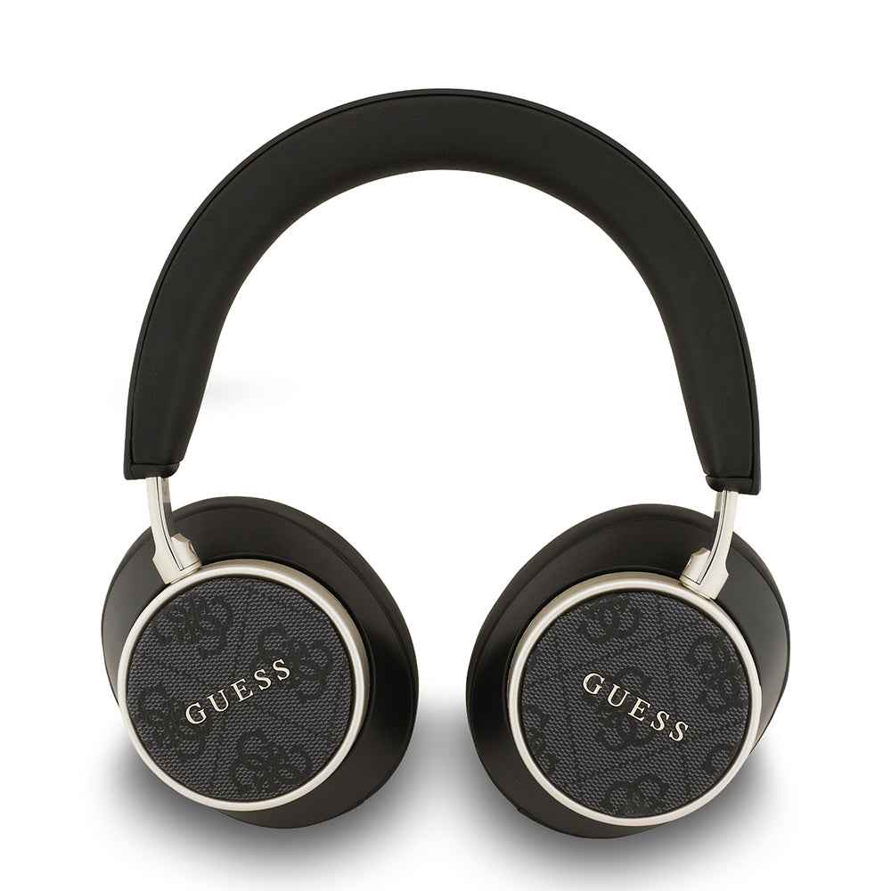 Guess Orjinal Lisanslı PU 4G Desenli Metal Logo Ayarlanabilir Kulak Üstü Bluetooth Kulaklık