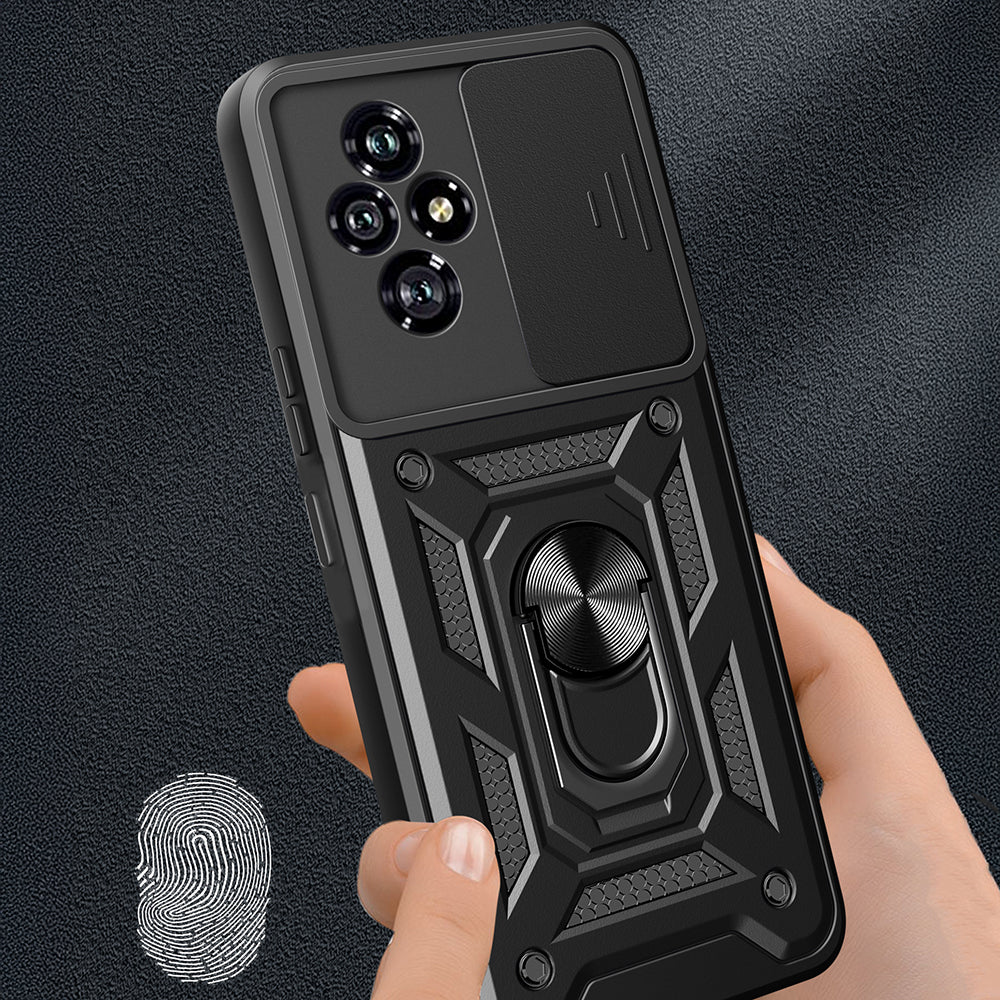 Honor 200 Kılıf Magnetik Standlı Kamera Korumalı Zore Sürgülü Vega Kapak
