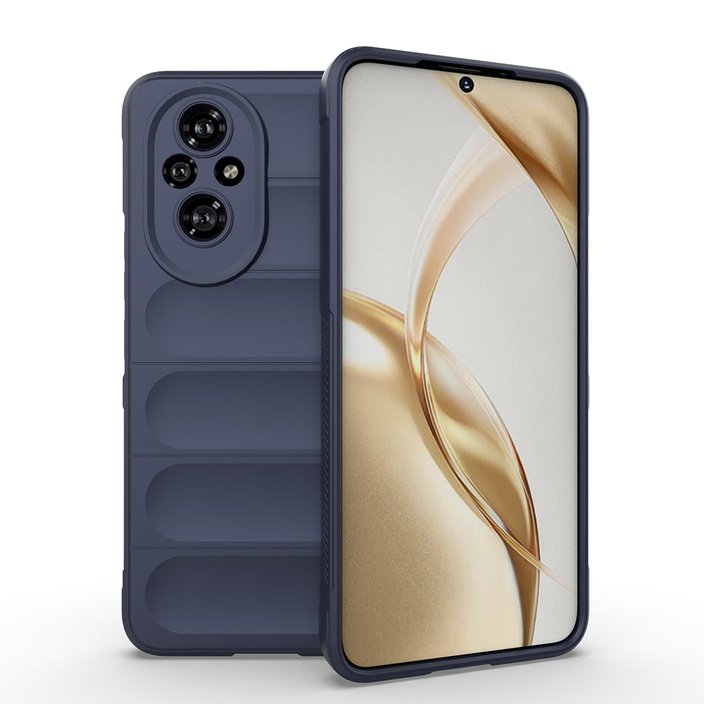 Honor 200 Pro Kılıf Esnek TPU Oyuklu Arka Yüzey Tasarımlı Zore Etnik Silikon Kapak