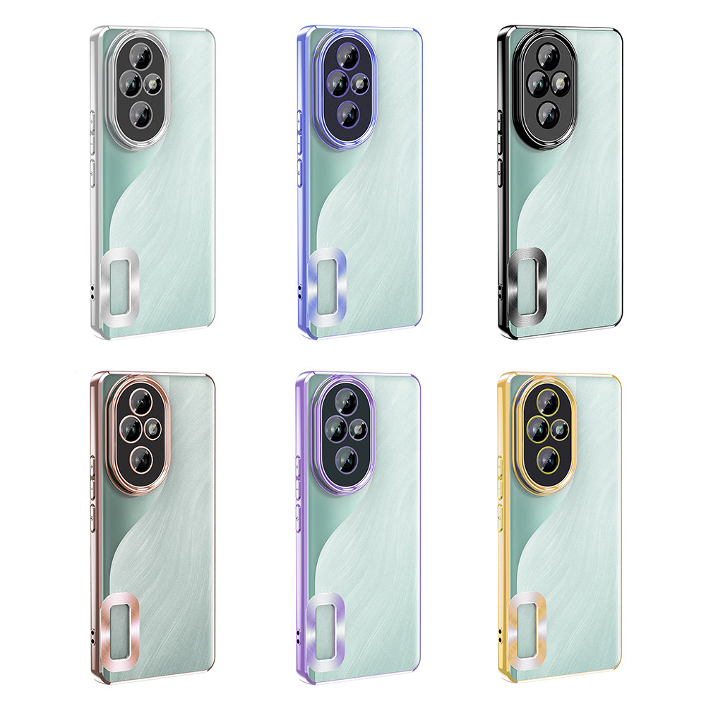 Honor 200 Pro Kılıf Kamera Korumalı Logo Gösteren Zore Omega Kapak