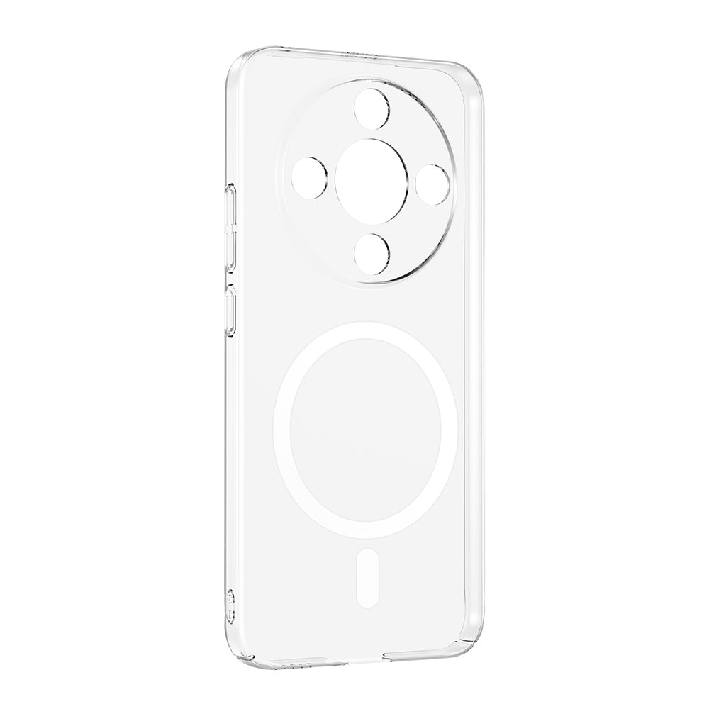 Honor Magic 8 Lite 5G Kamera Korumalı M-Safe Şarj Özellikli Şeffaf Zore London Sert PC Kapak