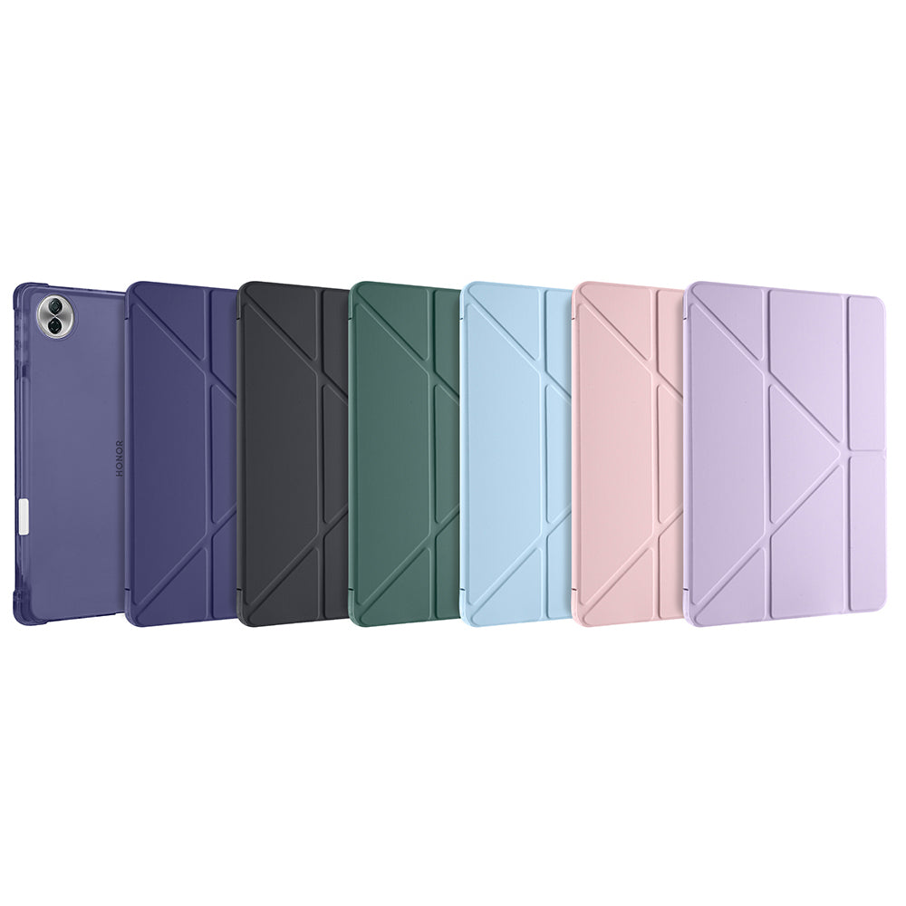 Honor Pad 10 12.1 Kılıf Zore Tri Folding Kalem Bölmeli Standlı Kılıf