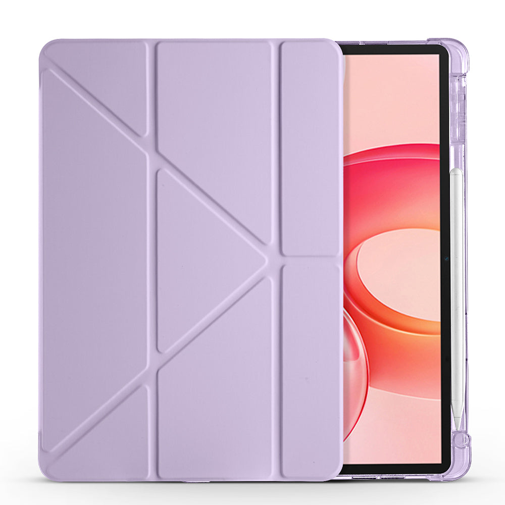 Honor Pad 10 12.1 Kılıf Zore Tri Folding Kalem Bölmeli Standlı Kılıf